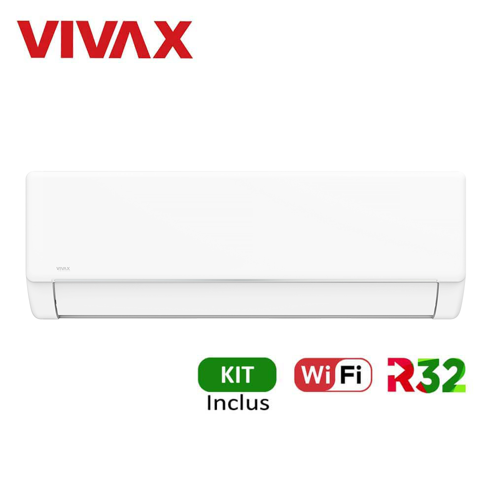 Aer conditionat Vivax Q-Design PRO 12000 BTU - WiFi, Kit inclus