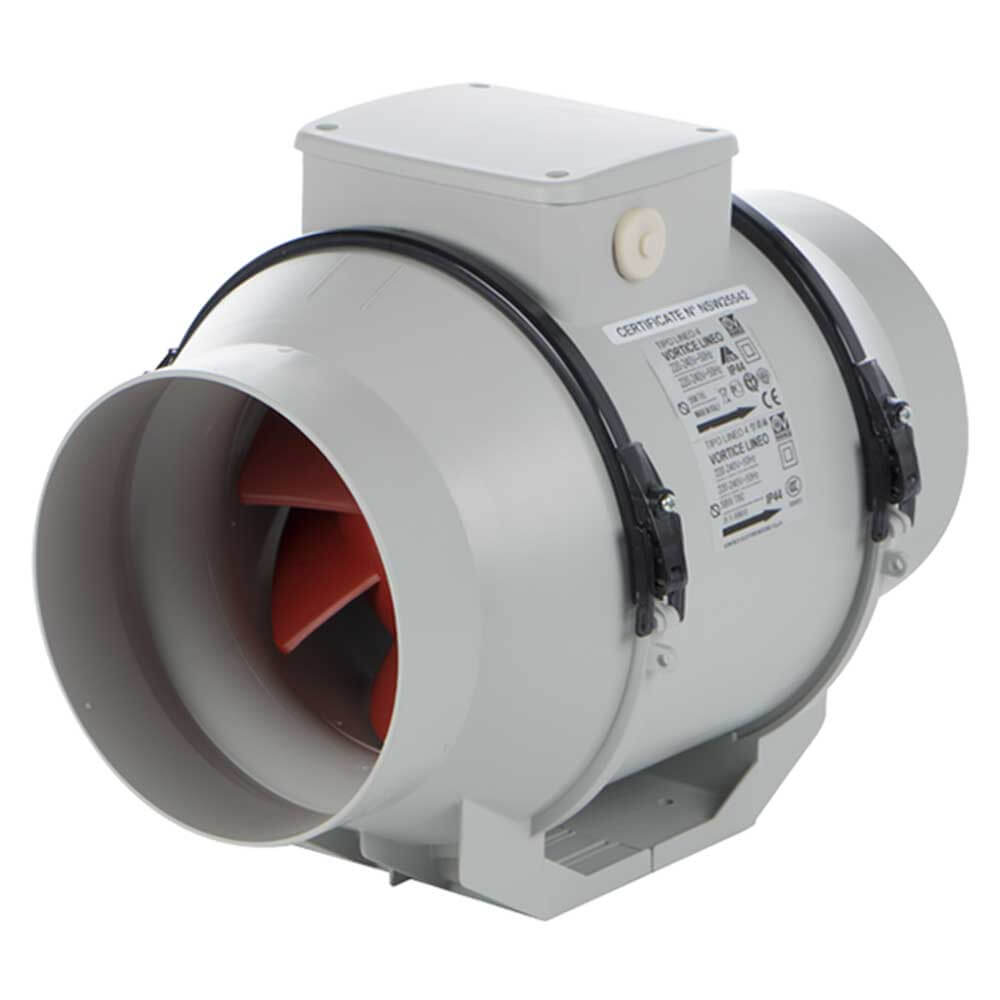 Ventilator Vortice LINEO 100 T - debit 255 mc/h