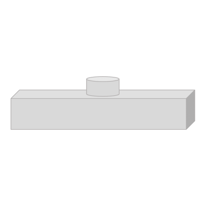 Adaptor/plenum pentru grila tip Slot 2 Fante 1000x76 MM