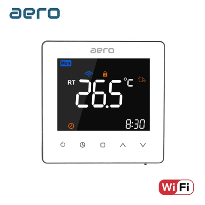Termostat AERO Seria TP538 pentru Incalzire in Pardoseala cu Agent Termic - WiFi, Alb
