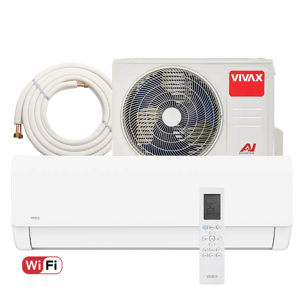 Aer conditionat Vivax M-Design PRO 24000 BTU - WiFi, Kit inclus