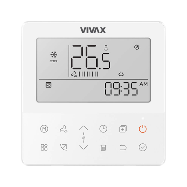 Telecomanda Vivax KJR-120N(X4), de perete, wired (cu fir)