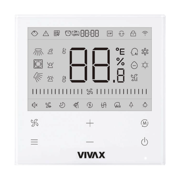 Telecomanda de perete VRF Vivax VCW-01REB