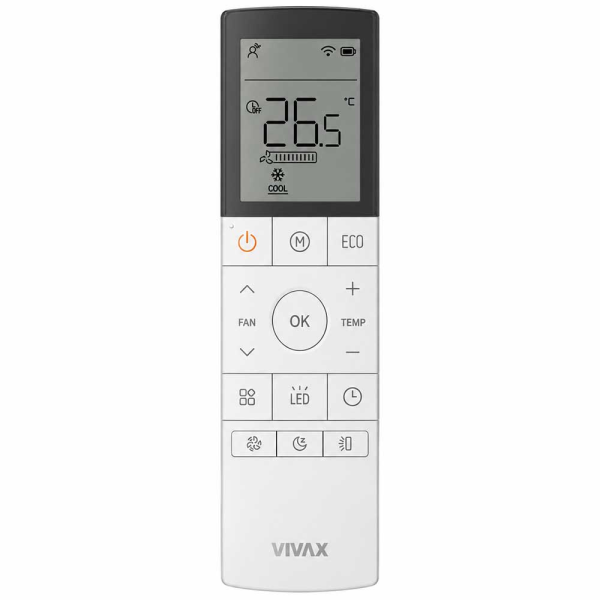 Aer conditionat multisplit Vivax 14000 BTU, 2 unitati R-design PRO, 9+12 BTU