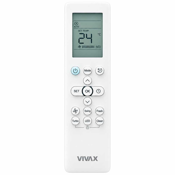 Aer conditionat multisplit Vivax 27000 BTU, 3 unitati R-design, 9+9+12 BTU, White/Silver