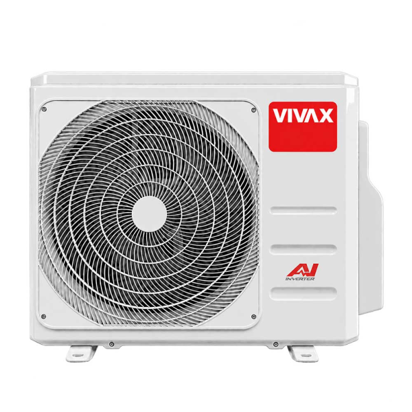 Aer conditionat multisplit Vivax 27000 BTU, 3 unitati R-design, 9+9+12 BTU, White/Silver