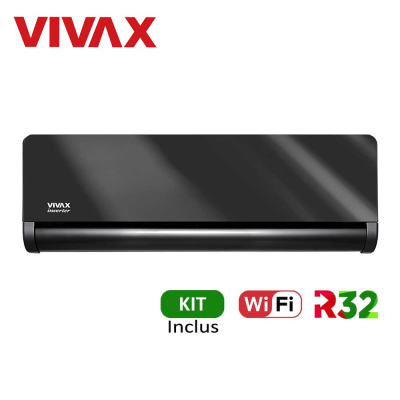 Aer conditionat Vivax H+Design 12000 BTU - WiFi, Kit inclus, Gray Mirror