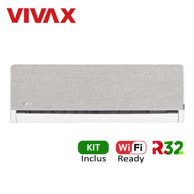Aer conditionat Vivax H+Design 18000 BTU - Kit inclus, Silver