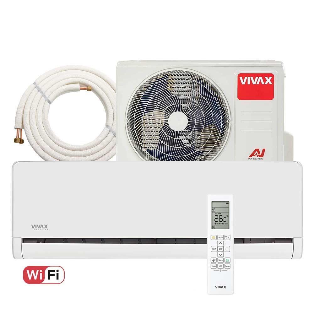 Aer conditionat Vivax H+Design 9000 BTU - WiFi, Kit inclus