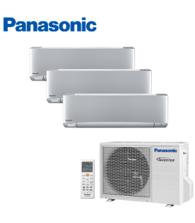 Aer Conditionat MULTISPLIT PANASONIC ETHEREA SILVER CU-3E18PBE / 3x CS-XZ7SKEW INVERTER 3x7k BTU/h
