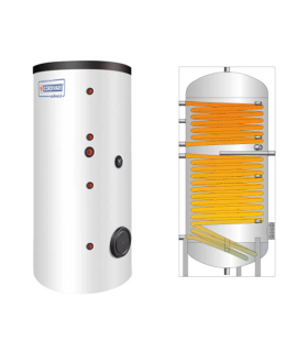Boiler CORDIVARI Bolly2 Fit St 200 Litri cu 2 Serpentine