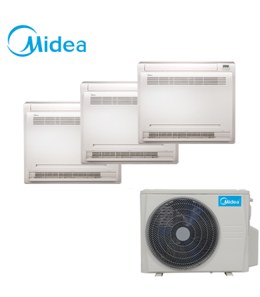 Aer Conditionat MULTISPLIT Pardoseala MIDEA M3OE-27HFN1 / 2x MFAI-09HRFN1 + MFAU-12HRFN1 Inverter 2X 9000 + 12000 BTU/H