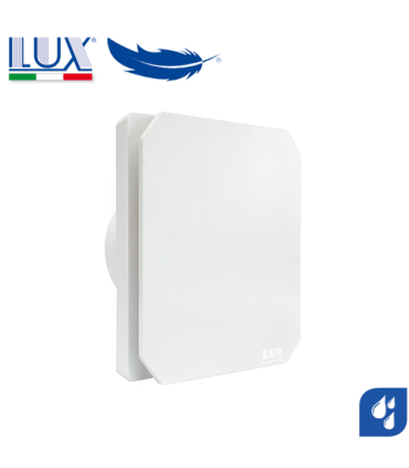 Ventilator axial de fereastra / perete / tavan LUX Levante 100, fabricat in Italia, senzor umiditate, debit 100 mc/h