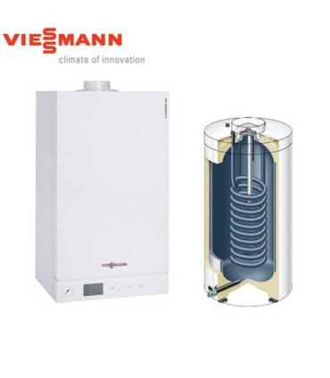 Centrala Termica in Condensatie VIESSMANN VITODENS 100-W 26 kW cu boiler Viessmann Reflex 120 litri