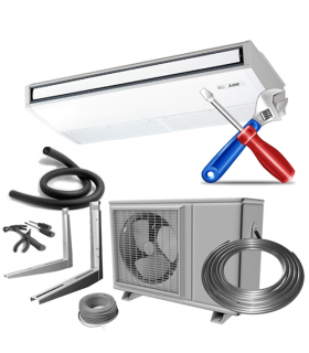 MONTAJ AER CONDITIONAT TIP PARDOSEALA / TAVAN 9000 ... 24000 BTU/H