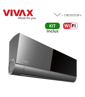 Aer Conditionat VIVAX V-Design ACP-18CH50AEVI GREY MIRROR Wi-Fi Kit de instalare inclus Inverter 18000 BTU/h