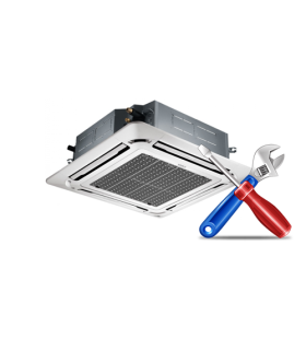 MONTAJ AER CONDITIONAT CASETA 4 DIRECTII 30000-42000 BTU/H