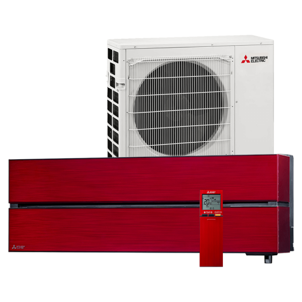 Aer conditionat Mitsubishi Electric LN Hyper Heating 12000 BTU - WiFi, Red