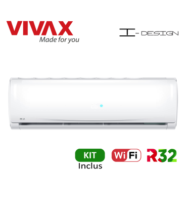 Aer Conditionat VIVAX I-Design ACP-12CH35REII Wi-Fi Kit de instalare inclus R32 Inverter 12000 BTU/h