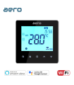 Termostat Ventiloconvector AERO TP528FC2W Black, Wi-Fi, 2 tevi, pentru Incalzire / Racire / Ventilatie, negru
