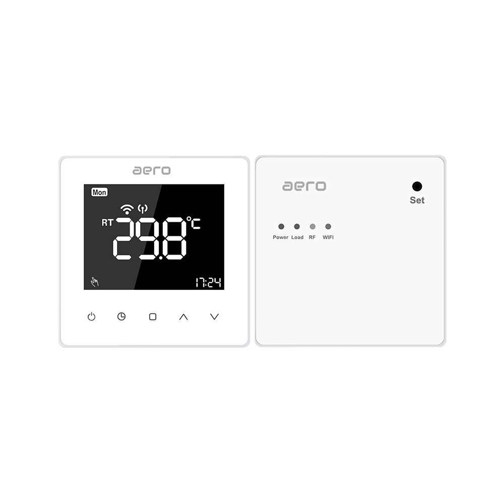 Termostat AERO TP618RF Wi-Fi, Wireless, Smart, pentru Centrala Terimica / Incalzire, Alexa, Google Assistant