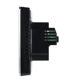 Termostat Ventiloconvector AERO TP528FC4W Black, Wi-Fi, 4 tevi, pentru Incalzire / Racire / Ventilatie, negru