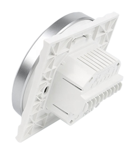 Termostat AERO THP6000UHPW Black, Wi-Fi, pentru Incalzire Electrica in Pardoseala, Smart, Programabil
