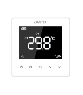Termostat AERO TP618RF, Smart, Wireless, pentru Incalzire Pardoseala / Centrala Terimica, compatibil Alexa, Google