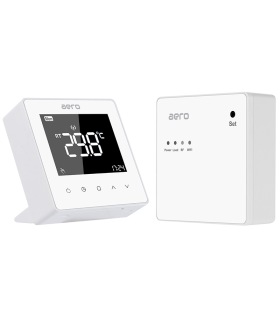 Termostat AERO TP618RF, Smart, Wireless, pentru Incalzire Pardoseala / Centrala Terimica, compatibil Alexa, Google