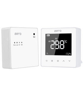 Termostat AERO TP618RF, Smart, Wireless, pentru Incalzire Pardoseala / Centrala Terimica, compatibil Alexa, Google