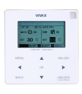 Pompa de Caldura Aer-Apa Monobloc Vivax HPM-53CH155AERIs3H9 R32 - 15.5 kW, Booster 380V