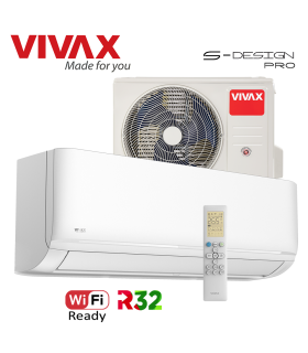 Aer Conditionat VIVAX S-Design PRO ACP-09CH25AESI PRO Wi-Fi Ready R32 Inverter 9000 BTU/h