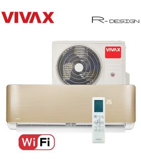 Aer Conditionat VIVAX R-Design ACP-09CH25AERI GOLD Wi-Fi R32 Inverter 9000 BTU/h