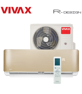 Aer Conditionat VIVAX R-Design ACP-12CH35AERI GOLD Wi-Fi Ready R32 Inverter 12000 BTU/h