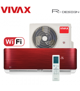 Aer Conditionat VIVAX R-Design ACP-12CH35AERI RED Wi-Fi R32 Inverter 12000 BTU/h