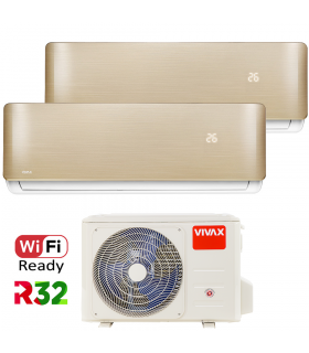 Aer Conditionat MULTISPLIT VIVAX ACP-14COFM40AERI / 2x ACP-09CH25AERI GOLD Dublu Split Inverter