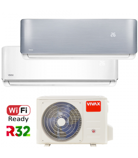 Aer Conditionat MULTISPLIT VIVAX ACP-14COFM40AERI / ACP-09CH25AERI WHITE + ACP-12CH35AERI SILVER Dublu Split Inverter