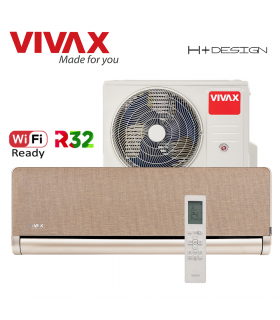 Aer Conditionat VIVAX H+Design ACP-12CH35AEHI+ Gold Wi-Fi Ready R32 Inverter 12000 BTU/h