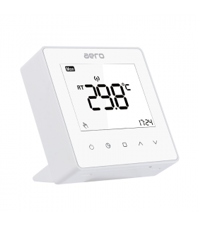 Termostat AERO TP608RF, Wireless, pentru Centrala Termica, Smart, Programabil, Alb