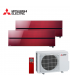 Aer Conditionat MULTISPLIT MITSUBISHI ELECTRIC Kirigamine Style MSZ-LN25VGR + MSZ-LN35VGR / MXZ-2F53VF Dublu Split Inverter