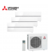 Aer Conditionat MULTISPLIT MITSUBISHI ELECTRIC Kirigamine Style 3x MSZ-LN35VGW / MXZ-3F68VF Triplu Split Inverter