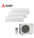 Aer Conditionat MULTISPLIT MITSUBISHI ELECTRIC MXZ-3HA50VF / 3x MSZ-HR25VFK Triplu Split R32 Inverter