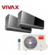 Aer Conditionat MULTISPLIT VIVAX ACP-18COFM50AERI / 2x ACP-12CH35AEVI GREY MIRROR Dublu Split Inverter