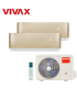 Aer Conditionat MULTISPLIT VIVAX ACP-18COFM50AERI / ACP-09CH25AERI GOLD + ACP-12CH35AERI GOLD Dublu Split Inverter