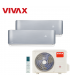 Aer Conditionat MULTISPLIT VIVAX ACP-18COFM50AERI / ACP-09CH25AERI SILVER + ACP-12CH35AERI SILVER Dublu Split Inverter