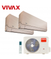 Aer Conditionat MULTISPLIT VIVAX ACP-18COFM50AERI / 2x ACP-12CH35AEVI GOLD Dublu Split Inverter