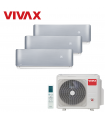 Aer Conditionat MULTISPLIT VIVAX ACP-27COFM79AERI / 3x ACP-09CH25AERI SILVER Triplu Split Inverter