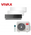 Aer Conditionat MULTISPLIT VIVAX ACP-27COFM79AERI / 2x ACP-09CH25AERI WHITE + ACP-12CH35AERI SILVER MIRROR Triplu Split Inverter