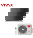 Aer Conditionat MULTISPLIT VIVAX ACP-27COFM79AERI / 3x ACP-12CH35AERI SILVER MIRROR Triplu Split Inverter