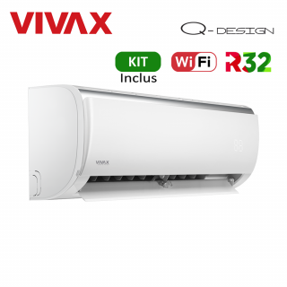 Aer Conditionat VIVAX Q-Design ACP-24CH70AEQI Wi-Fi Kit de instalare inclus R32 Inverter 24000 BTU/h